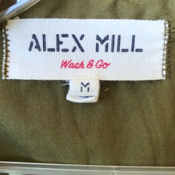 ALEX MILL "Safari" Short Jumpsuit in. Olive Gold NWOT/sz M - Picture 15 of 16